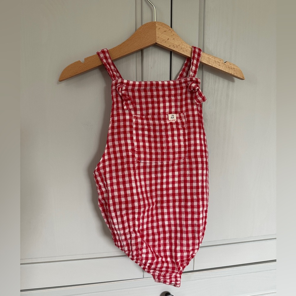 Me & Henry Gingham Bubble Romper
